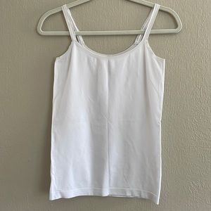 Anthropologie Floreat White Seamless Cami